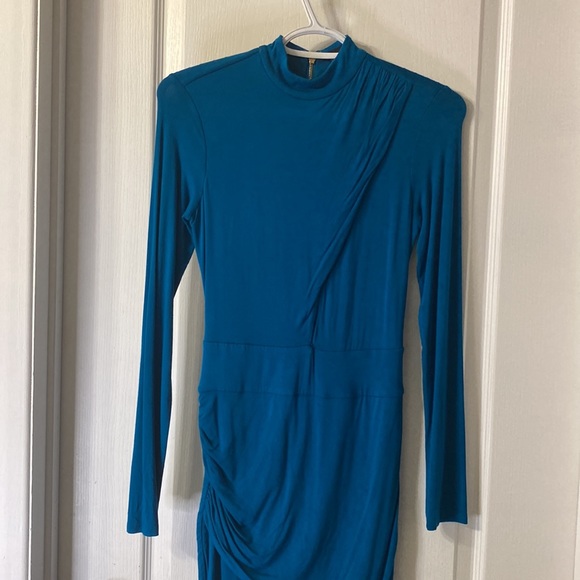 Marciano teal blue midi dress - Picture 3 of 7